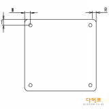 직사각형 아크릴 액자 레이저 재단판매