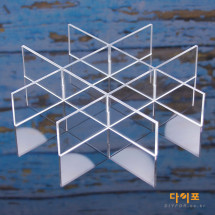 아크릴 서랍 정리 칸막이 - 속옷 정리 장식장 토미카 레이저 격자 커팅