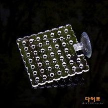 아크릴 모스 활착판 사각 (대) - 선반 카페트 산호 유목 스텐드 거치대 수족관 수조 어항 절단 새우