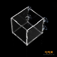 아크릴 격리통 치어용 - 걸이식 아크릴 부화통 구피 치어 산란 베타 내부 수족관 수조 어항 새우